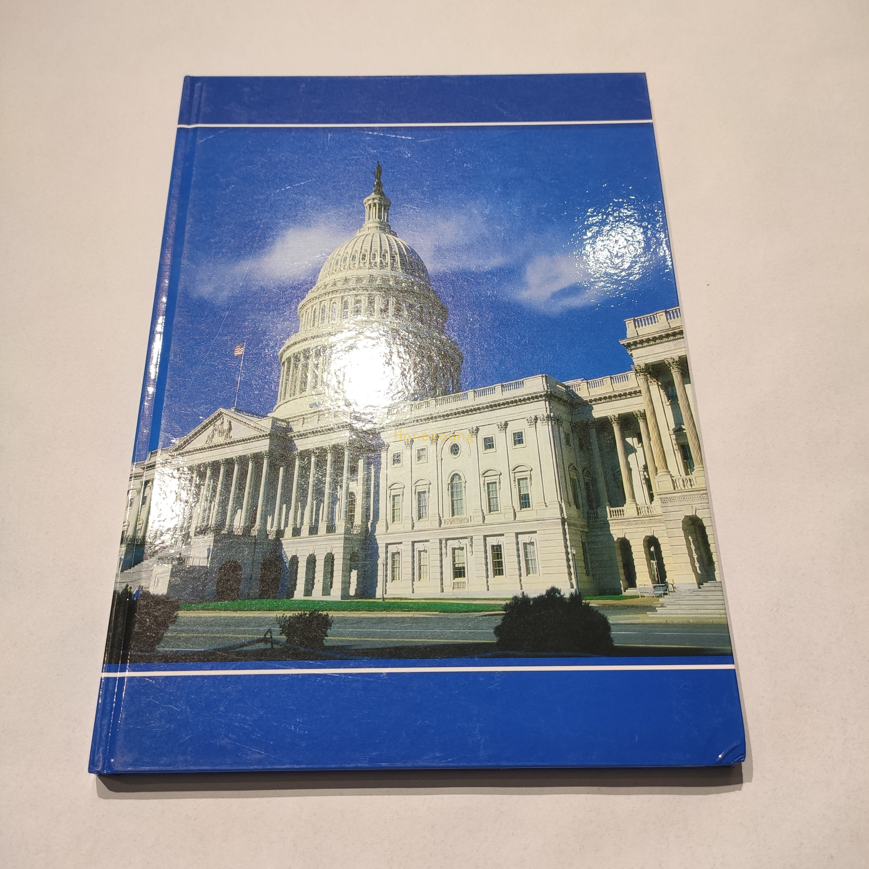 High Quality Good Sale Famous Building French Ruling Hard Cover Notebook HCN-19