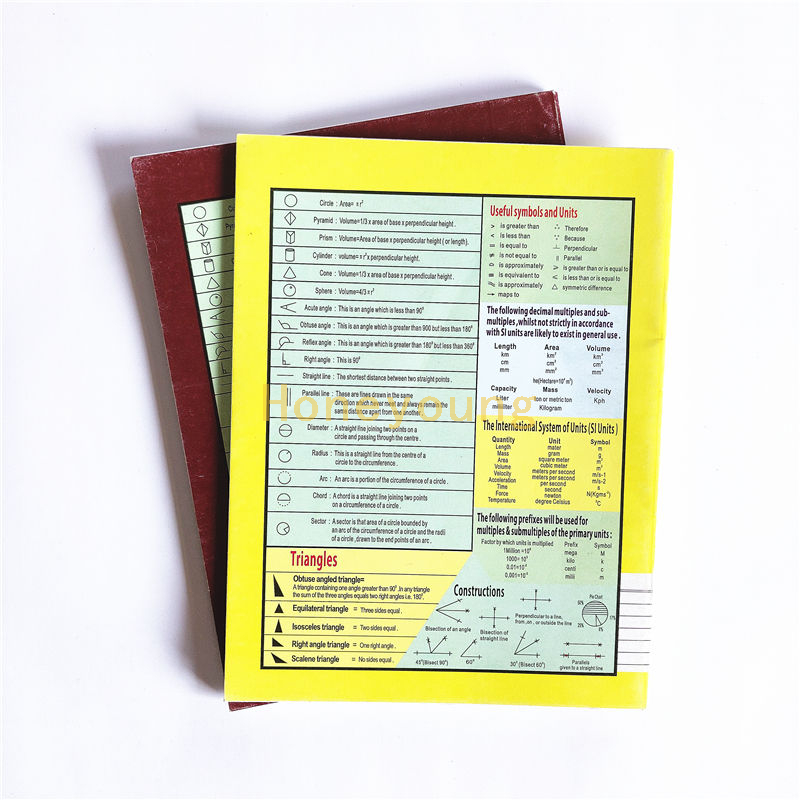 Different Colors 100 Pages 8mm Line High Quality Exercise Book for Primary School SCEB-6