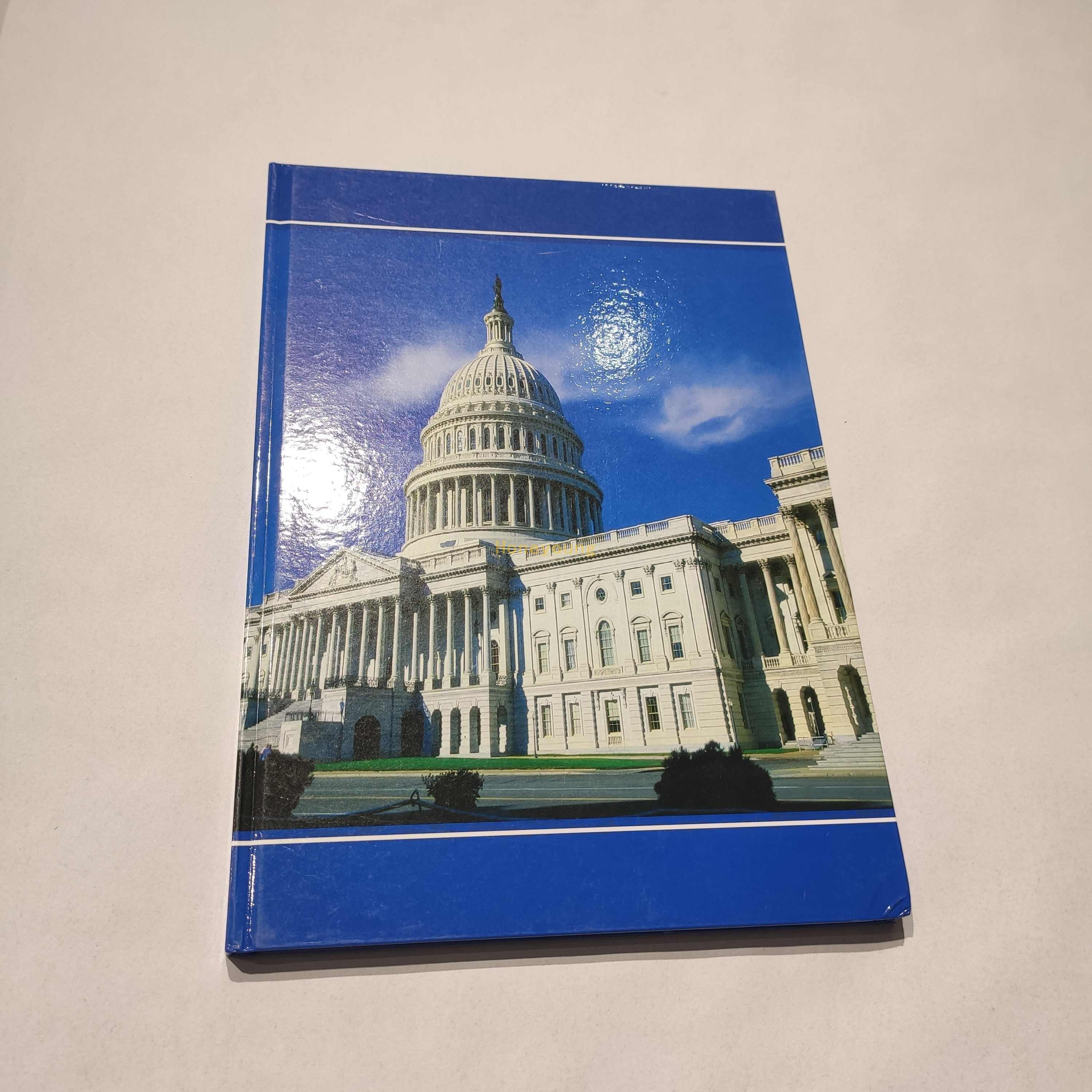 High Quality Good Sale Famous Building French Ruling Hard Cover Notebook HCN-19