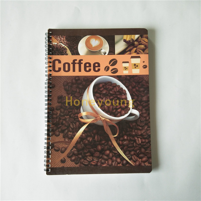A4 Size Soft Cover Colorful Printing Spiral Notebook SN-3
