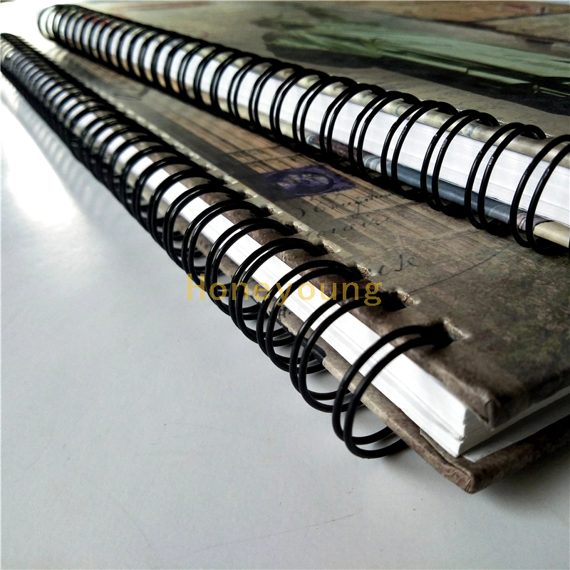 Good Quality Paper Ruling Wood Paper Junior High School Hard Cover Notebook HCN-1