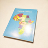 Africa Map Tender Order Artpaper Cover French Line Glue Binding Notebook GBN-05
